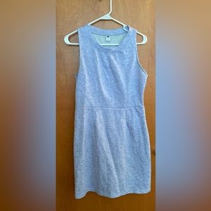 Gray sweatshirt dress